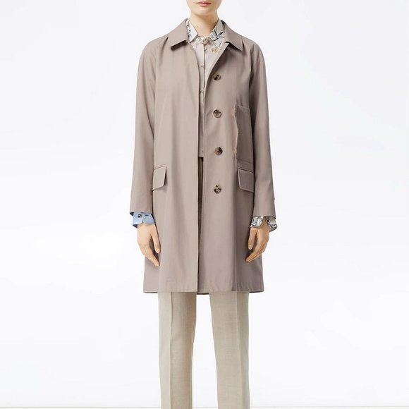 NWT Burberry Bodmin Macintosh Cotton Mid-length Jacket